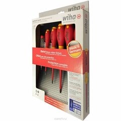 Hабор отвёрток для электриков WIHA SoftFinish Phillips (6 шт.) цена и информация | Ручной инструмент, 18 В 125 мм бесщеточная угловая шлифовальная машина для Makita Cordless, замена литий-ионного аккумулятора | hansapost.ee