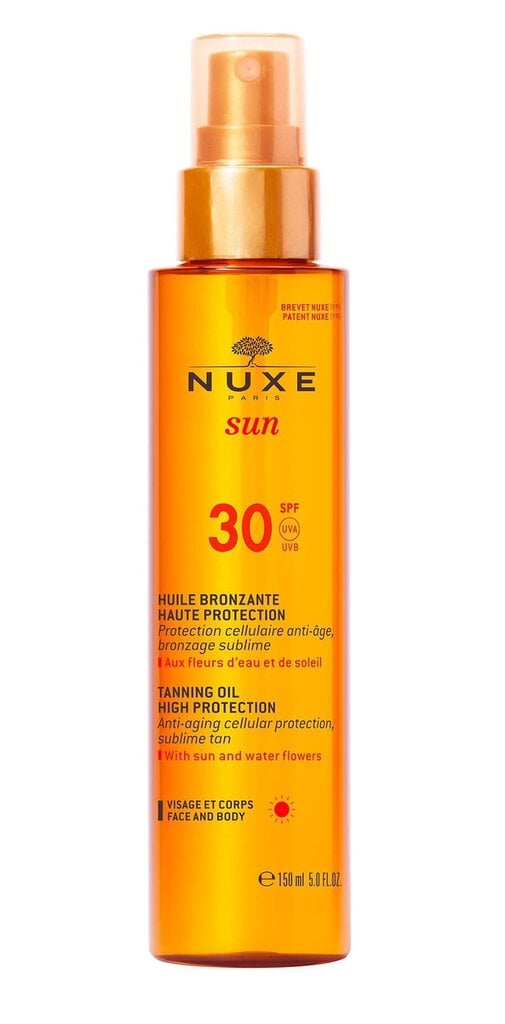 Päikesekaitseõli Nuxe Sun SPF30, 150 ml hind ja info | Päikesekaitse ja päevitusjärgsed kreemid | hansapost.ee
