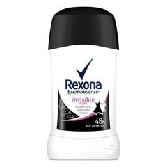 Дезодорант-карандаш - антиперспирант Rexona Motion Sense Invisible Pure для женщин 40 мл цена и информация | Rexona Духи, косметика | hansapost.ee