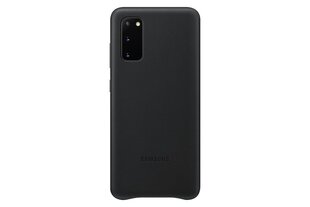 EF-VG980LBE Samsungi nahkkate Galaxy S20 jaoks, must hind ja info | Telefonide kaitsekaaned ja -ümbrised | hansapost.ee