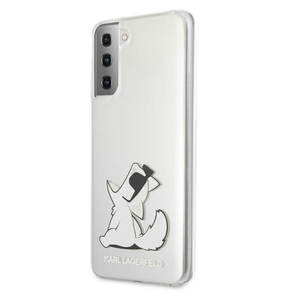 Karl Lagerfeld, sobib telefonile Samsung S21 Ultra, läbipaistev цена и информация | Telefonide kaitsekaaned ja -ümbrised | hansapost.ee