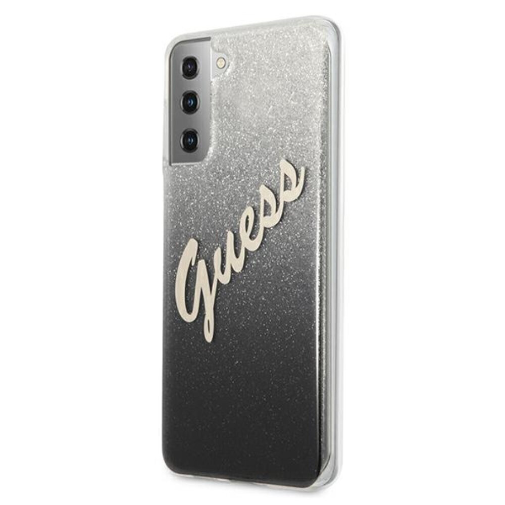 Ümbris Guess telefonile Samsung S21 Ultra, Glitter Vintage Logo hind ja info | Telefonide kaitsekaaned ja -ümbrised | hansapost.ee