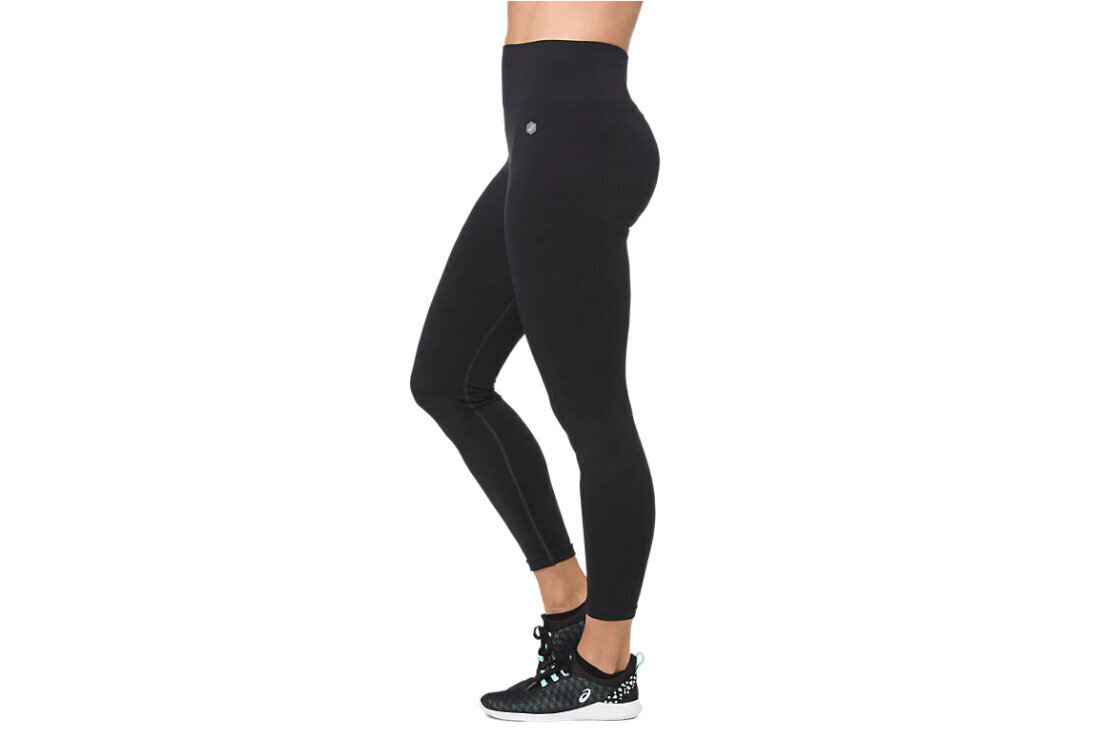 Naiste retuusid Asics Seamless Cropped Tight 2032A387-001, must hind ja info | Spordiriided naistele | hansapost.ee