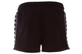 Шорты женские Kappa Irisha Shorts 309076-19-4006, черные цена и информация | Спортивная одежда для женщин | hansapost.ee