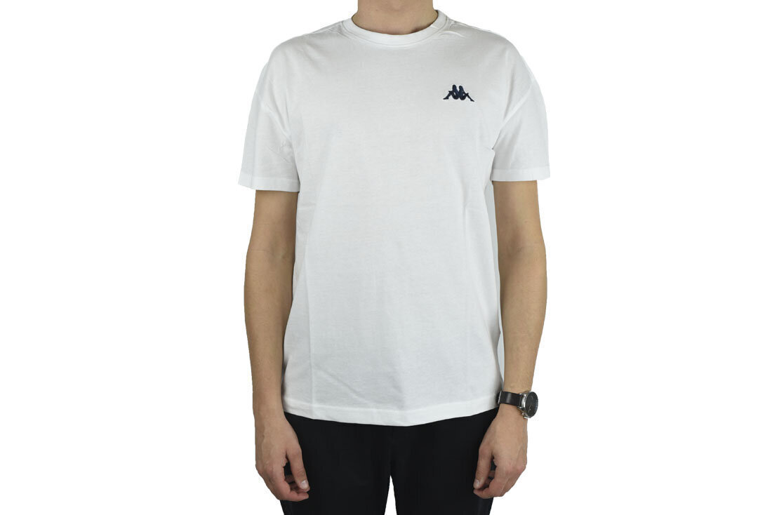Meeste T-särk Kappa Veer T Shirt 707389110601, valge hind ja info | T-särgid meestele | hansapost.ee