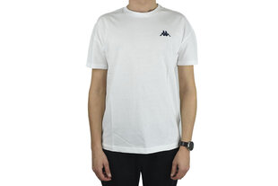 Мужская футболка Kappa Veer T Shirt 707389110601, белая цена и информация | Мужские футболки | hansapost.ee