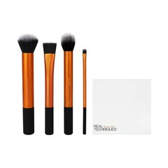 Real Techniques Flawless Base meigipintsel 4 tk цена и информация | Кисти для макияжа, спонжи | hansapost.ee