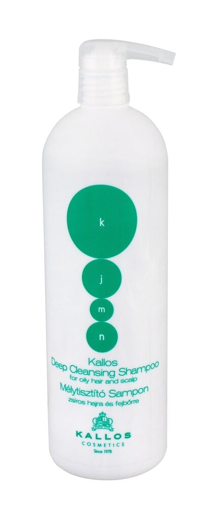 Kallos Cosmetics KJMN Deep Cleansing šampoon 1000 ml hind ja info | Šampoonid | hansapost.ee