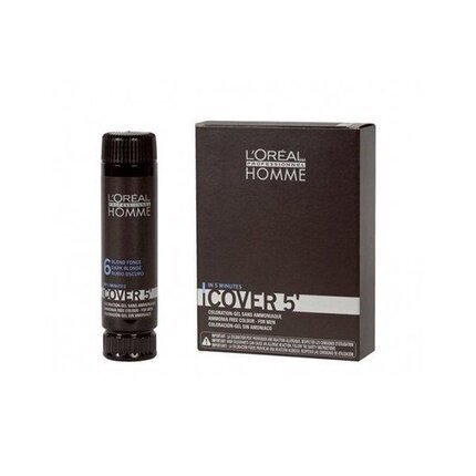 Geel juuksevärv L´Oreal Professionnel Homme Cover 5 Hair Color 3x50ml, Light Brown hind ja info | Juuksevärvid | hansapost.ee