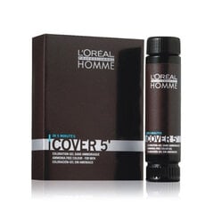 Geel juuksevärv meestele L´Oreal Professionnel Homme Cover 5 Hair Color 3x50ml, dark blonde hind ja info | Juuksevärvid | hansapost.ee