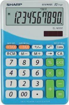 Kalkulaator Sharp EL-M332, sinine цена и информация | Kirjatarvikud | hansapost.ee