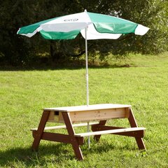 Стол Axi с зонтом для пикника на песке или у воды цена и информация | Детские столы и стулья | hansapost.ee