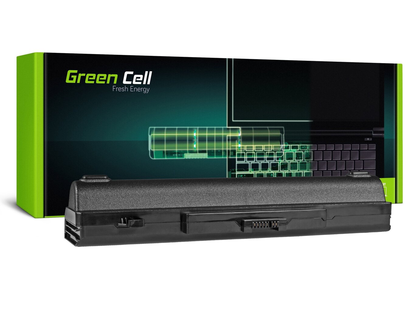 Enlarged Green Cell Laptop Battery for IBM Lenovo G500 G505 G510 G580 G585 G700 IdeaPad Z580 P580 hind ja info | Sülearvuti akud | hansapost.ee