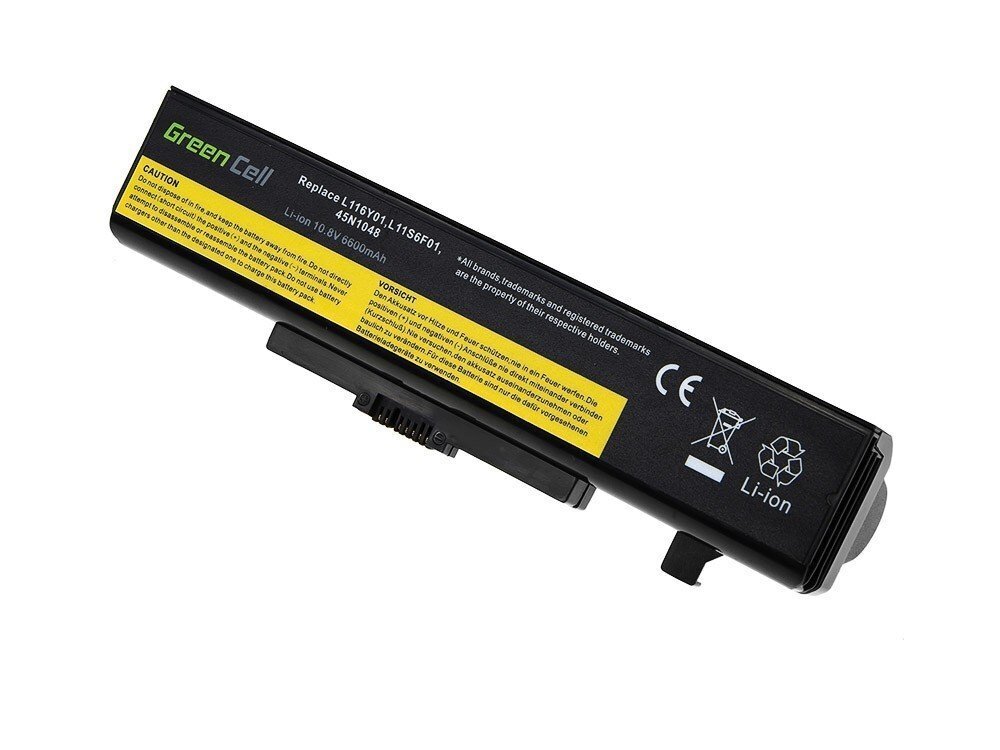 Enlarged Green Cell Laptop Battery for IBM Lenovo G500 G505 G510 G580 G585 G700 IdeaPad Z580 P580 цена и информация | Sülearvuti akud | hansapost.ee