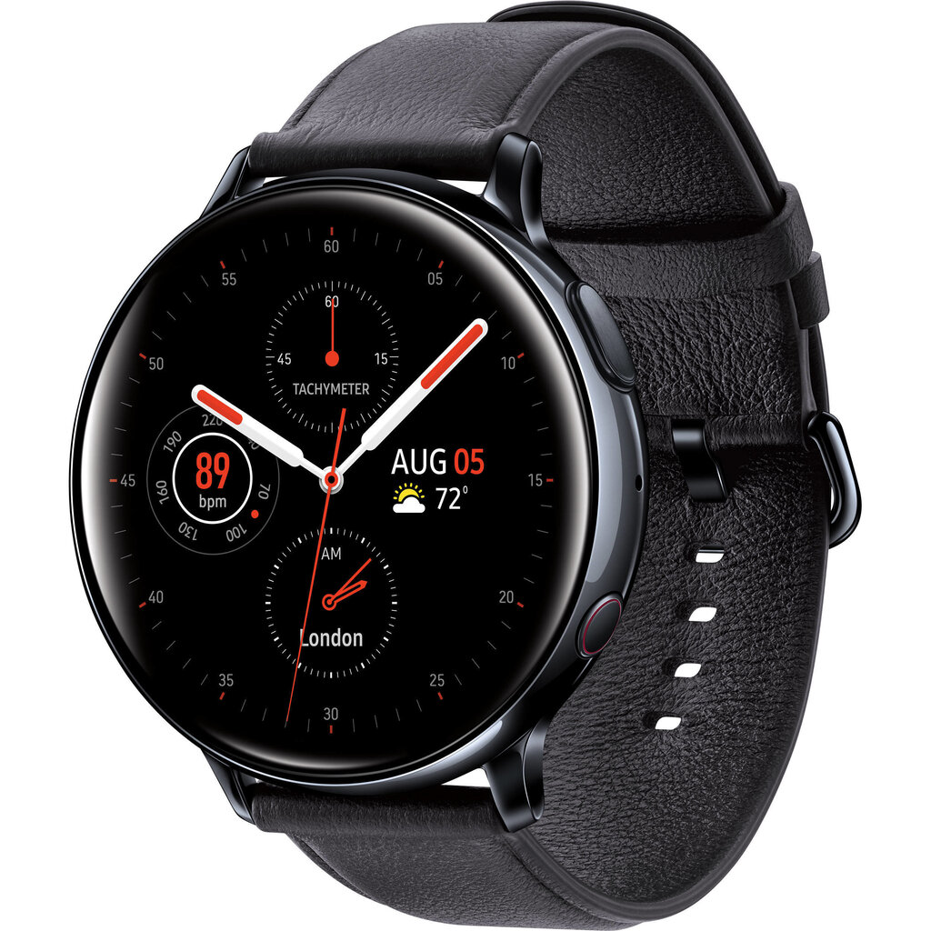 Nutikell Samsung Galaxy Watch Active 2, 40mm, Must (Stainless) hind ja info | Nutikellad, laste nutikellad | hansapost.ee