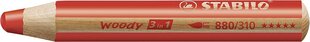 STABILO карандаш, Woody 3 в 1 + точилка, 6 цветов цена и информация | Принадлежности для рисования, лепки | hansapost.ee