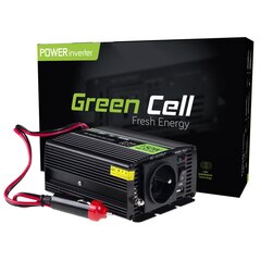 Green Cell inverter, pingemuundur 12 V kuni 230 V 150W/300W modifitseeritud siinuslaine hind ja info | Green Cell Autoelektroonika | hansapost.ee