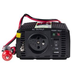 Green Cell inverter, pingemuundur 12 V kuni 230 V 150W/300W modifitseeritud siinuslaine hind ja info | Green Cell Autokaubad | hansapost.ee