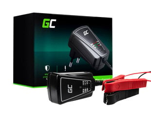Зарядное устройство с Green Cell для AGM, геля и свинцовой кислоты 6 В / 12 В (1А) цена и информация | Зарядные устройства для аккумуляторов | hansapost.ee