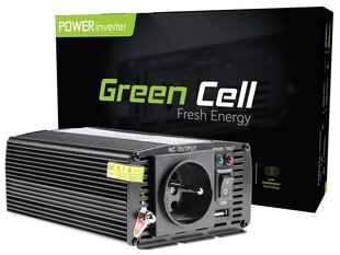 Green Cell inverter, pingemuundur 24 V kuni 230 V 300W/600W modifitseeritud siinuslaine hind ja info | Inverterid ja muundurid | hansapost.ee