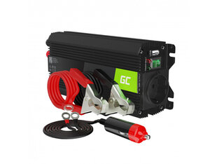 Green Cell inverter, pingemuundur Pro 12V kuni 230 V 500W/1000W modifitseeritud siinuslaine price and information | Inverterid ja muundurid | hansapost.ee