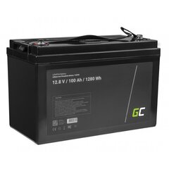 Green Cell LifePo4 aku 12 V 12,8 V 100AH ​​fotogalvaanilise süsteemi, telkijate ja paatide jaoks hind ja info | Autoakud | hansapost.ee