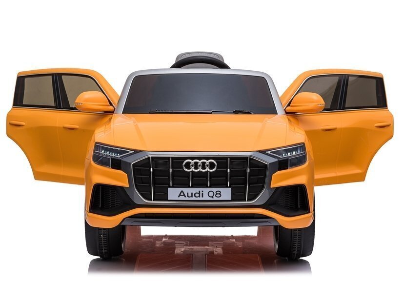 Elektriline maastur lastele Audi Q8, kollane цена и информация | Laste elektriautod | hansapost.ee