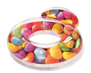 Надувной круг - лежак Bestway Candy Delight Lounge, 118x117 см цена и информация | Надувные и пляжные товары | hansapost.ee