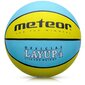 Korvpalli pall METEOR LAYUP, suurus 4, sinine/kollane цена и информация | Korvpallid | hansapost.ee