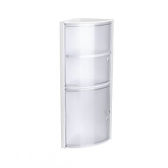 Угловой шкафчик для ванной, белый цена и информация | Шкафчики для ванной | hansapost.ee