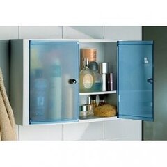 Вертикальный шкафчик для ванной комнаты, синий цена и информация | Шкафчики для ванной | hansapost.ee