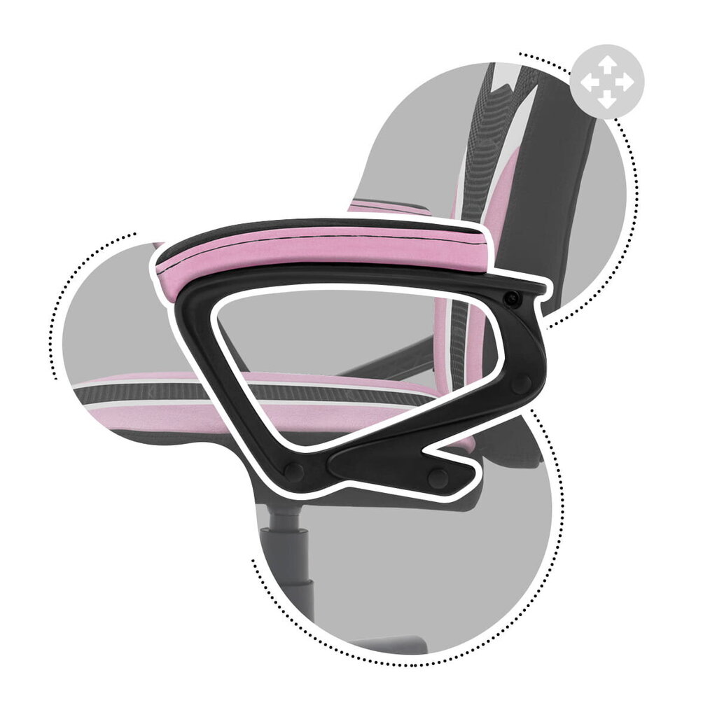Laste Mänguritool Huzaro Ranger 1.0 Pink Mesh цена и информация | Kontoritoolid | hansapost.ee