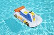 Täispuhutav parv lastele Bestway Sports Car, 110x75 cm, valge цена и информация | Täispuhutavad veemänguasjad ja ujumistarbed | hansapost.ee