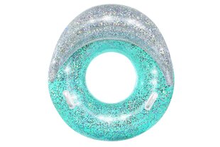 Täispuhutav ujumisrõngas Bestway Glitter Dream, 117 cm, sinine цена и информация | Надувные и пляжные товары | hansapost.ee