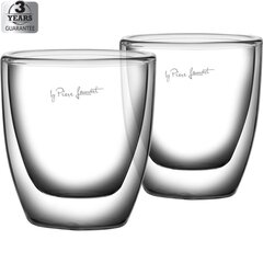 Lamart Vaso чашки для эспрессо из боросиликатного стекла, 80 мл, 2 шт. цена и информация | Стаканы, фужеры, кувшины | hansapost.ee