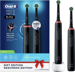 Oral-B Pro 3900 Black Edition price and information | Elektrilised hambaharjad | hansapost.ee