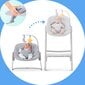 Lamamistool Kinderkraft Calmee, Grey цена и информация | Beebi lamamistoolid | hansapost.ee