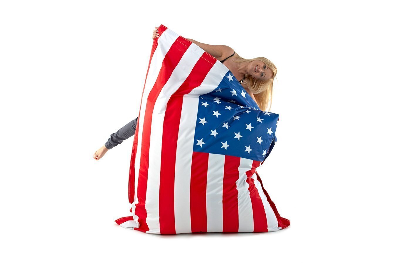 Kott-tool USA, valge/punane цена и информация | Kott-toolid, tumbad, järid | hansapost.ee