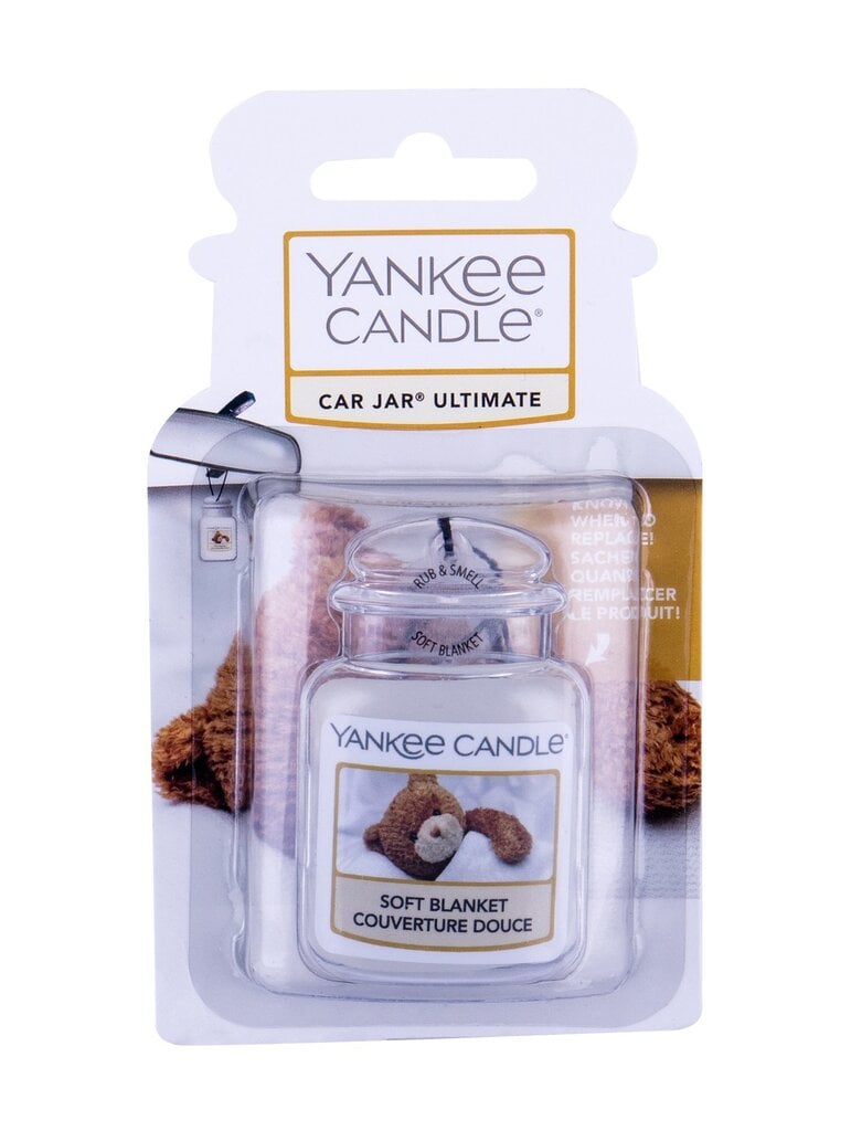 Autolõhnastaja Yankee Candle Soft Blanket​ ​​​​​​ car jar® hind ja info | Auto õhuvärskendajad | hansapost.ee