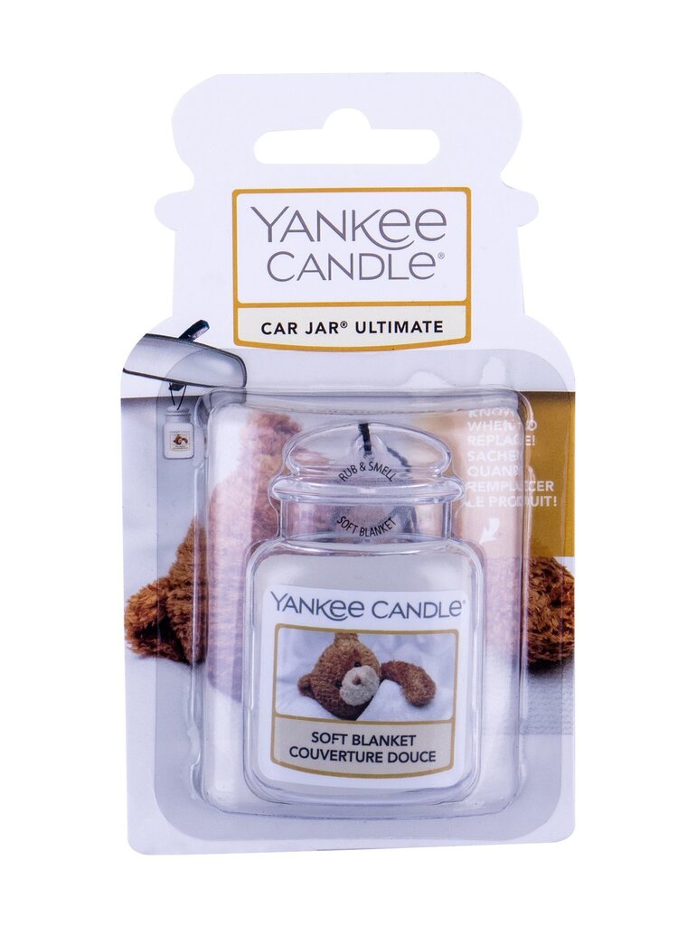 Autolõhnastaja Yankee Candle Soft Blanket​ ​​​​​​ car jar® цена и информация | Auto õhuvärskendajad | hansapost.ee