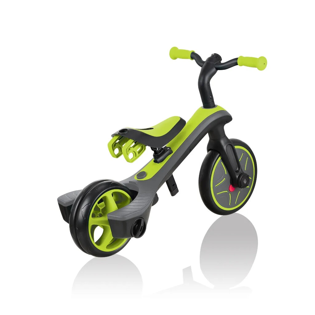Kolmerattaline jalgratas Globber Explorer Trike 2in1, roheline, 630-106 цена и информация | Kolmerattalised jalgrattad lastele | hansapost.ee