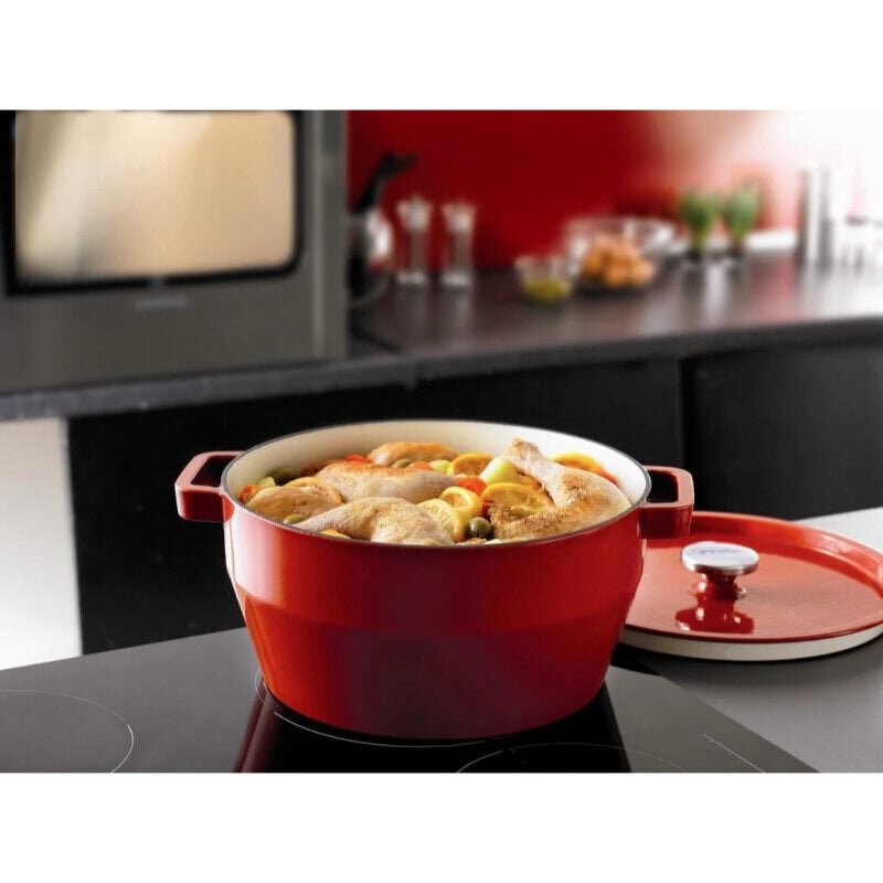 Malmpott Pyrex SLOWCOOK, 24cm, 3,6l, punane цена и информация | Potid | hansapost.ee