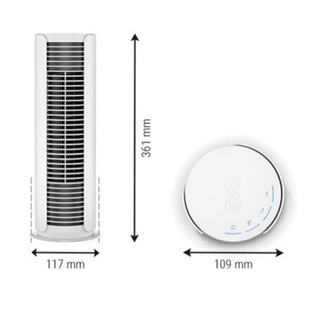 Torni tüüpi pöörlev ventilaator Stadler Form Peter little P-015 цена и информация | Ventilaatorid | hansapost.ee