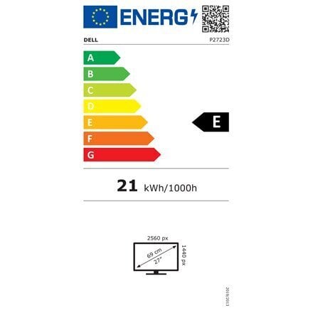 LCD Monitor|DELL|P2723D|27"|Business|Panel IPS|2560x1440|16:9|Matte|8 ms|Swivel|Pivot|Height adjustable|Tilt|210-BDDX цена и информация | Monitorid | hansapost.ee