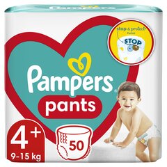 Подгузники - трусики Pampers Pants JP S4+, 9-15 кг, 50 шт. цена и информация | Подгузники | hansapost.ee