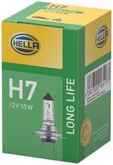 Hella 8GH 007 157-201 H7 12V/55W Long Life pirn (1 tk) hind ja info | Autopirnid | hansapost.ee