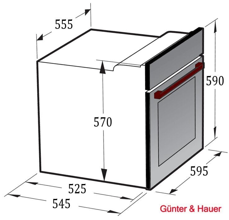 Günter & Hauer EOM 557 WTEL hind ja info | Ahjud | hansapost.ee