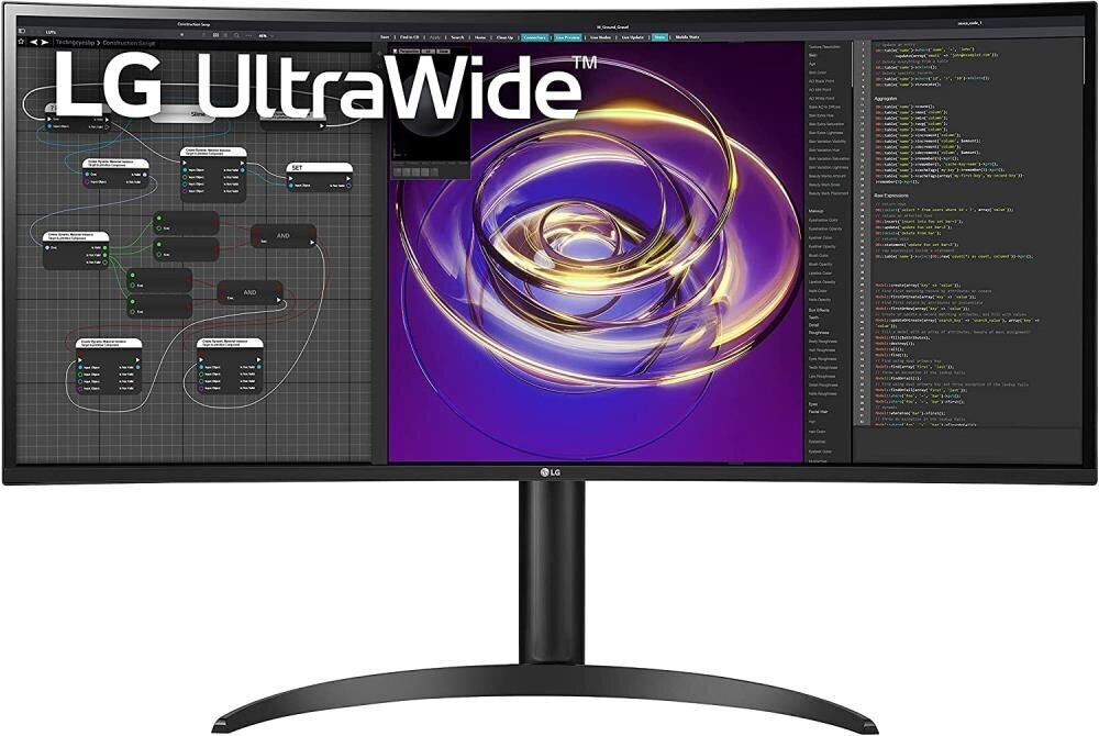 34" Curved UltraWide™ QHD monitor LG 34WP85C-B цена и информация | Monitorid | hansapost.ee