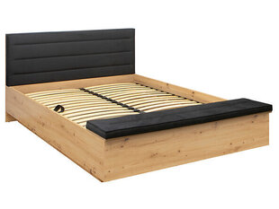 Кровать BRW Ostia 160/B, коричневая/черная цена и информация | Кровати | hansapost.ee