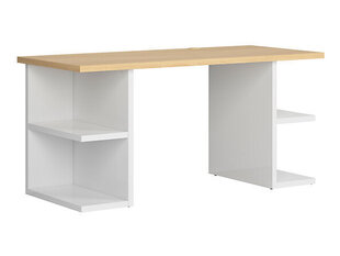 Письменный стол BRW Nandu, белый/коричневый цена и информация | Black Red White Офисная мебель | hansapost.ee